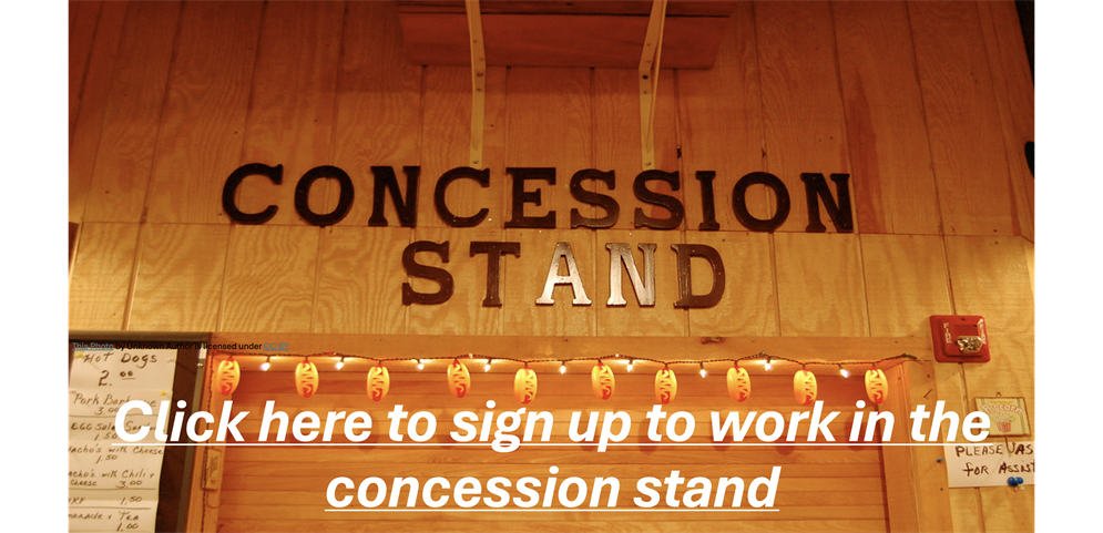 Concession Stand Sign-up